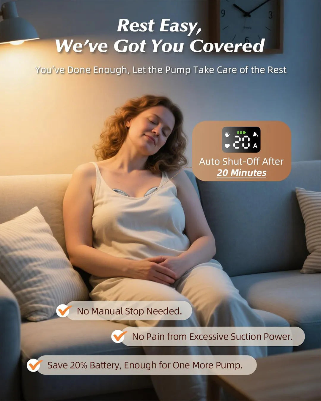 Hands-free Comfortable Breast Pump - K5 - Image 8