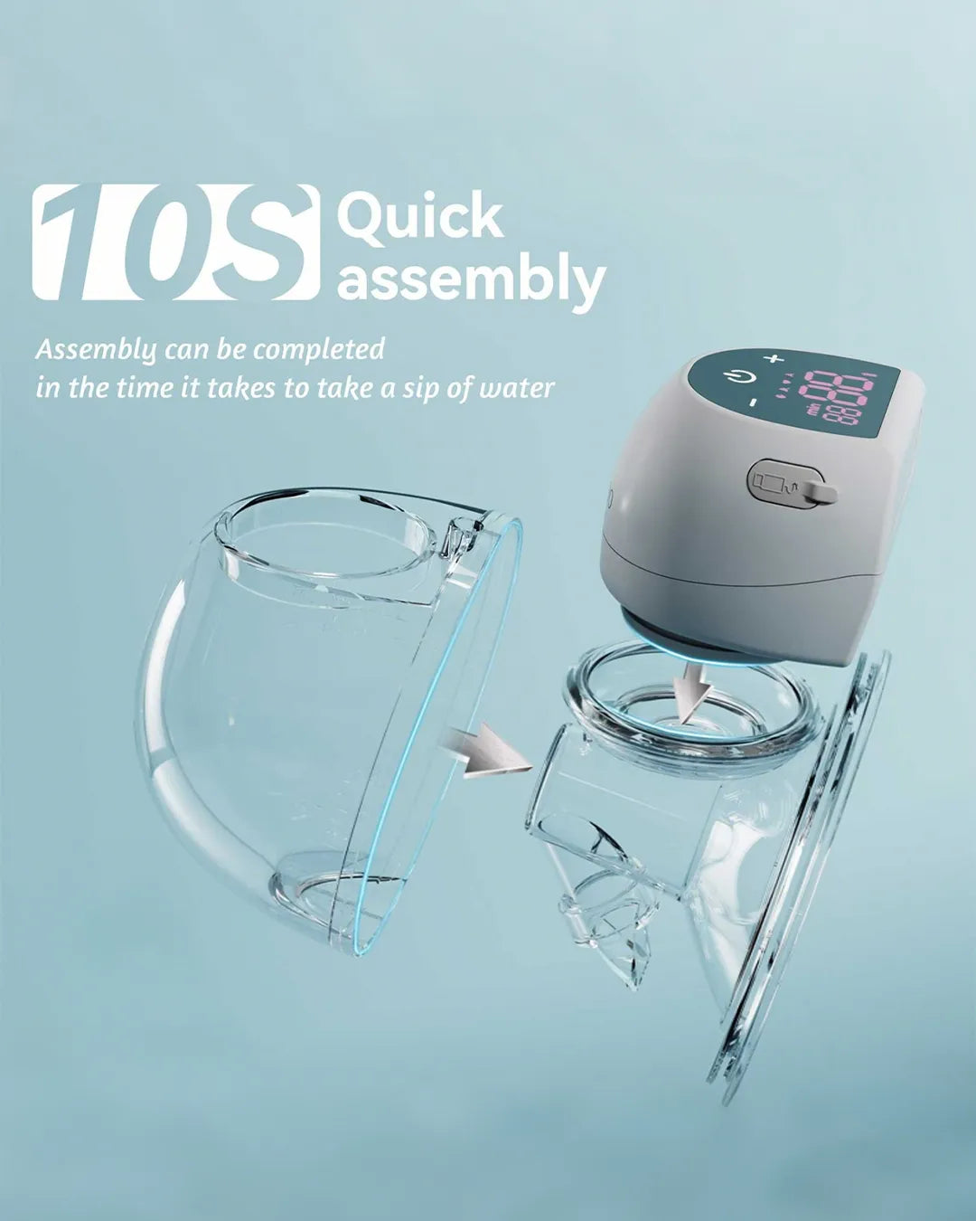 Wearable High Efficiency Breast Pump - 1508 Pro - Image 4