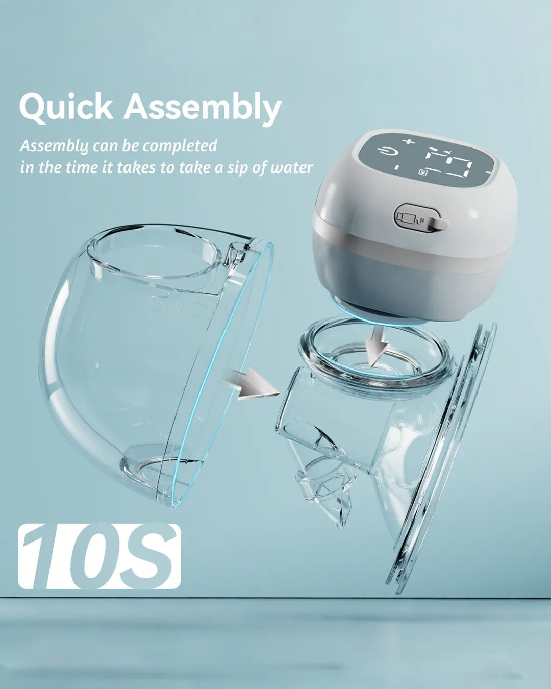 Wearable Long Battery Life Breast Pump -1508 - Image 4